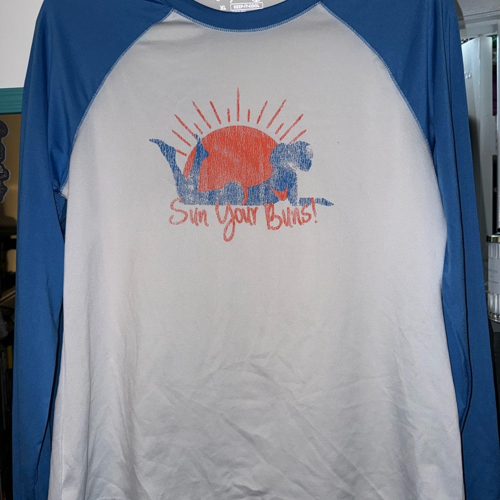 🌞 Reel Legends UV Swim Shirt – Size XL – “Sun Your Buns” – Rashguard